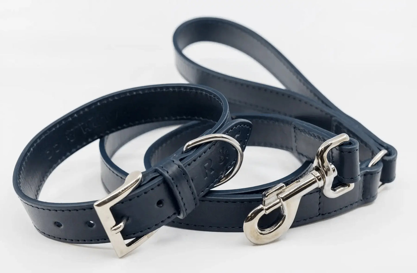 “Rimini” Italian Leather Dog Collar – by Ralph & Co - Memoriex