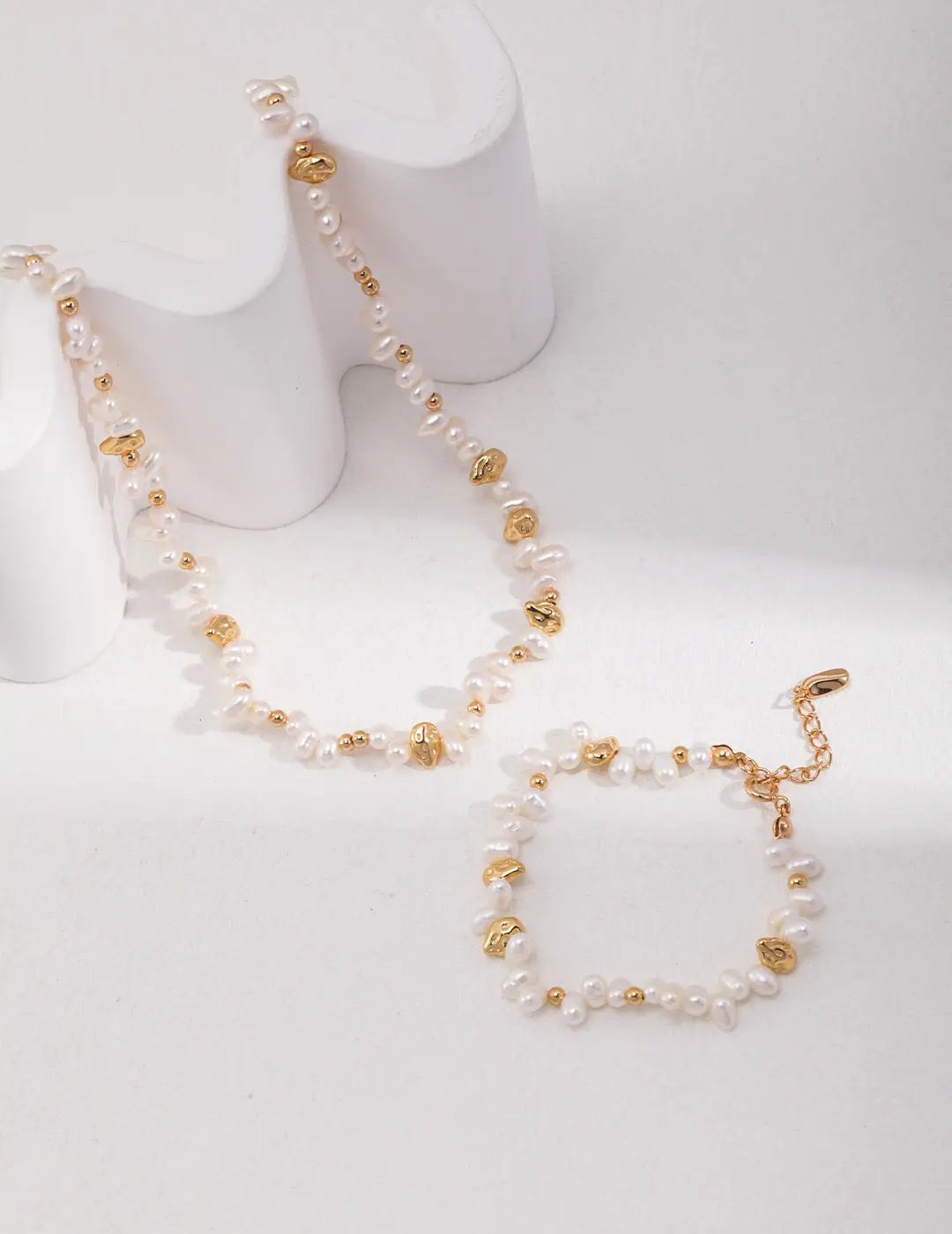 Romantic French Style Natural Pearl Necklace-1