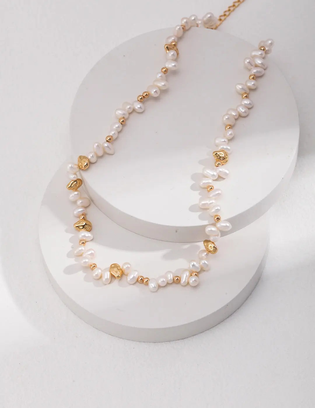 Romantic French Style Natural Pearl Necklace-2