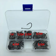 Rompin 120pcs/box 1#-5/0# 6 size mix 7381 fishing Hooks Octopus Sport Cirle bait sea hook with box - Memoriex 