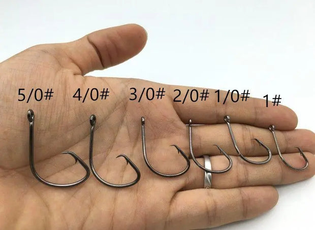 Rompin 120pcs/box 1#-5/0# 6 size mix 7381 fishing Hooks Octopus Sport Cirle bait sea hook with box - Memoriex 