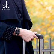 Rose Gold Watch Women Quartz Watches Ladies Top Brand Crystal Luxury Female Wrist Watch - Memoriex 