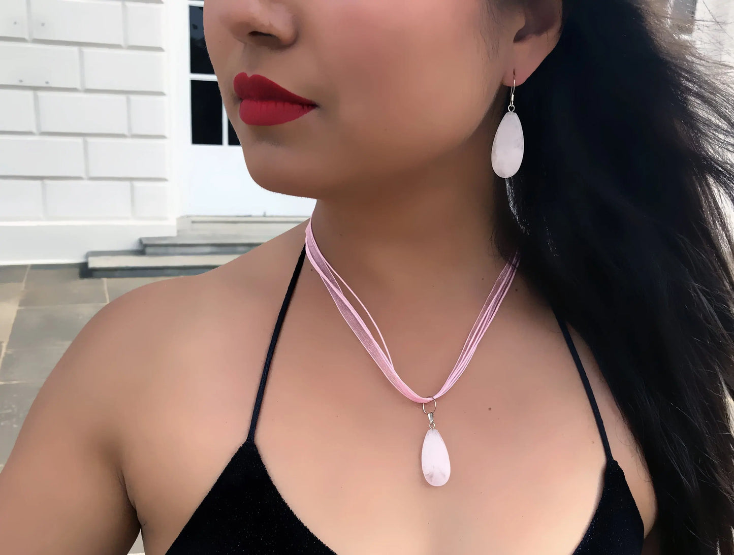 Rose Quartz Necklace - Memoriex