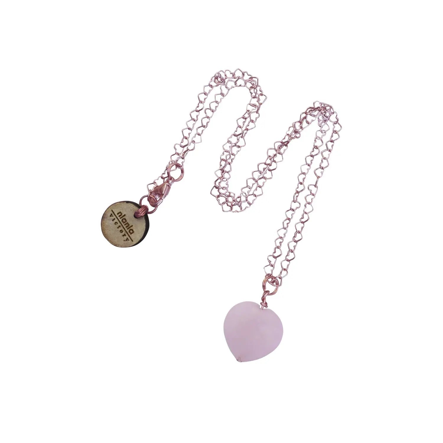 Rose Quartz Rose Gold Vermeil Necklace - Memoriex