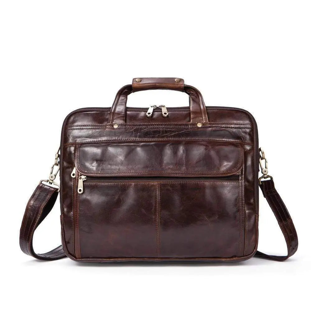 Rossie Viren  Leather  Mens Briefcase-0