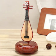 Rotating Music Box Guitar Violin Octave Box Birthday Gift Girls Holiday Gift Living Room Creative Ornaments - Memoriex 
