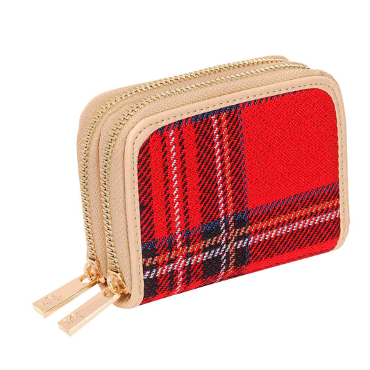 Royal Stewart Tartan - Double Zip Purse-0