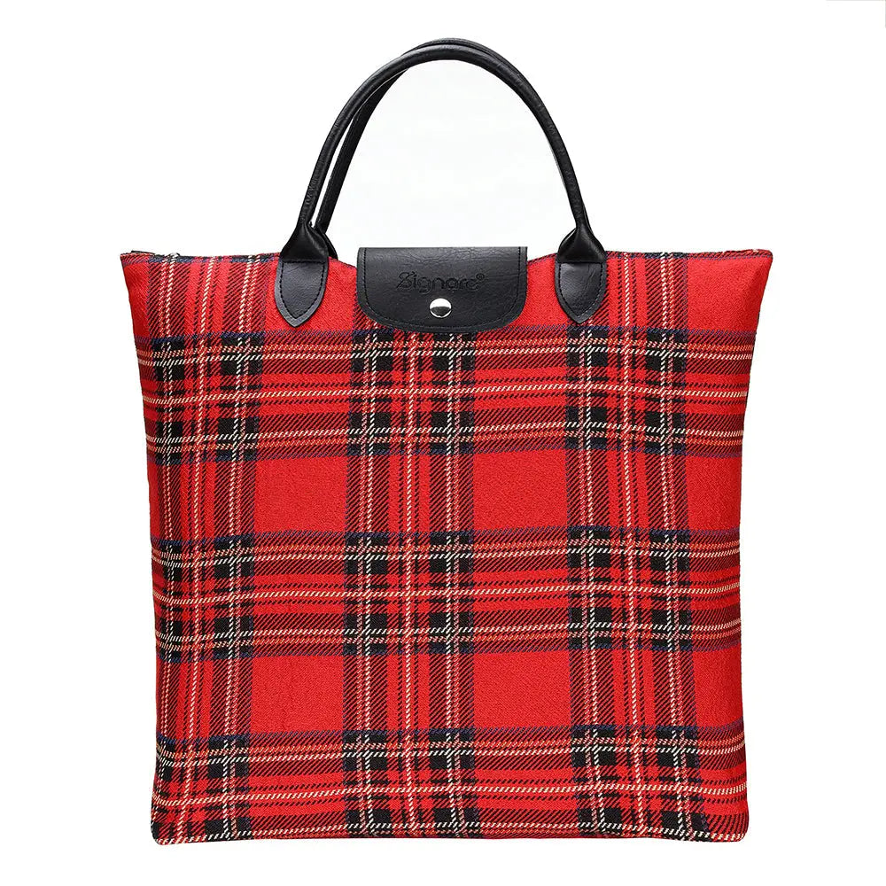 Royal Stewart Tartan - Foldaway Bag-0