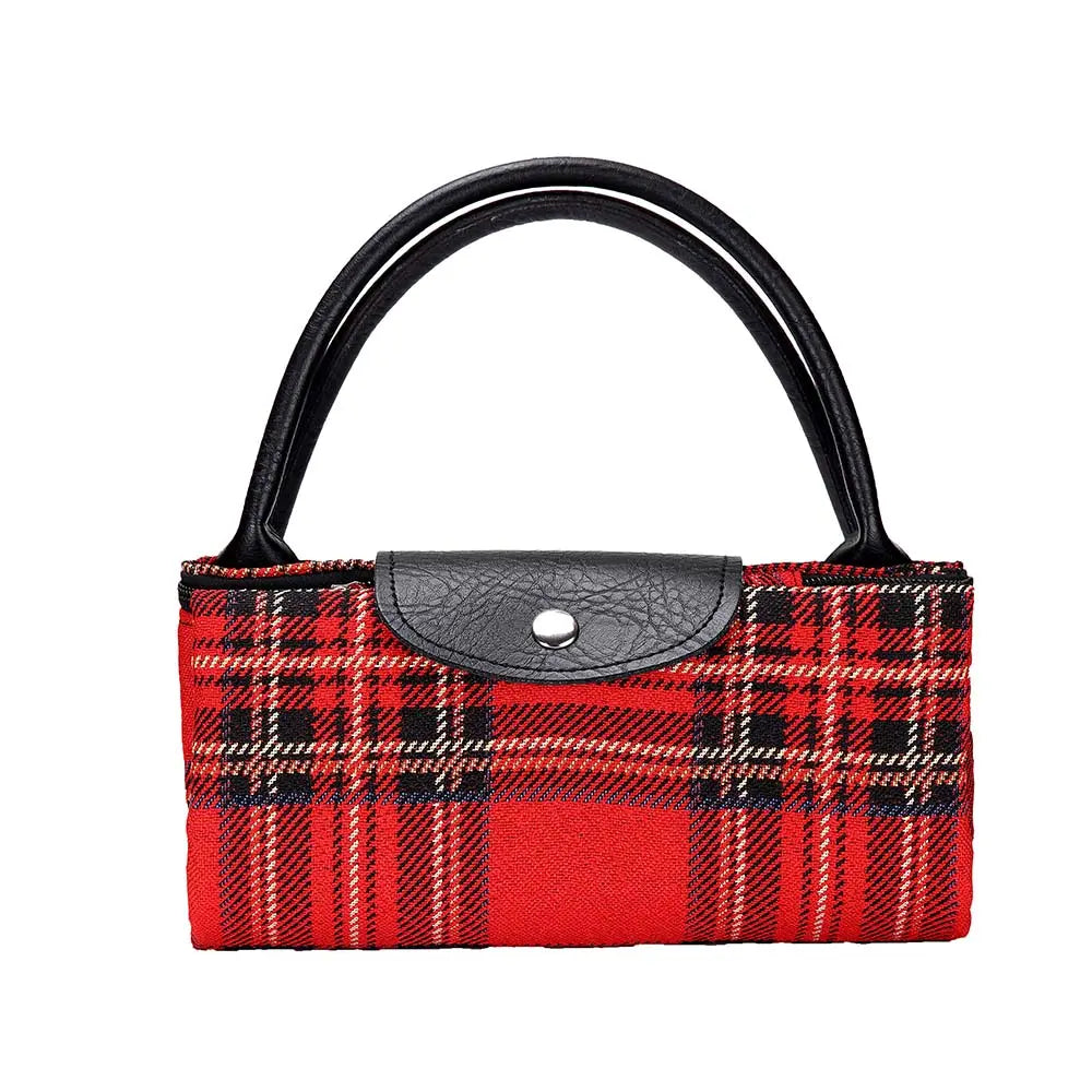 Royal Stewart Tartan - Foldaway Bag-4