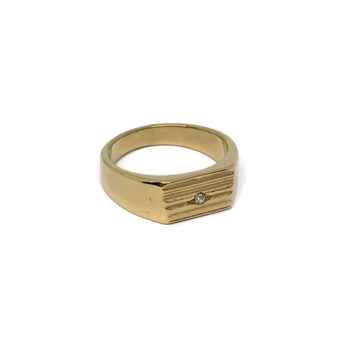 Rugged Iced Band Ring-2