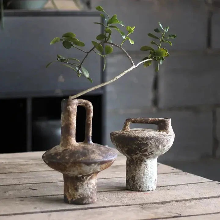 Rustic Ancient Vessel Ceramic Vase - Memoriex 