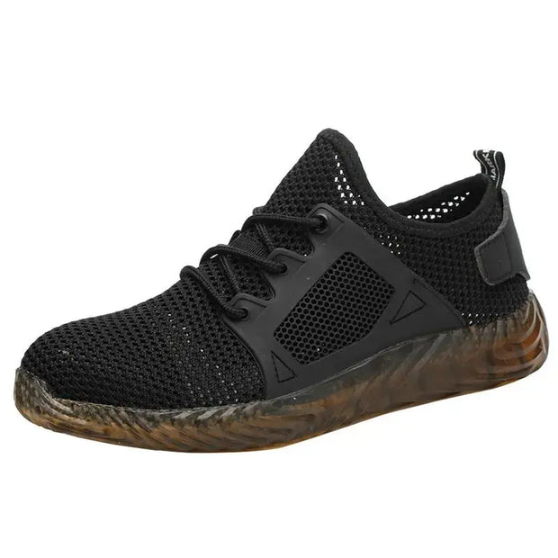 Ryder Shoes Men And Women Dropship Indestructible Steel Toe Air Safety Boots Puncture-Proof Work Sneakers Breathable Size36-48 - Memoriex 