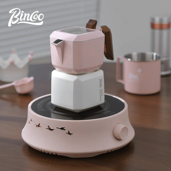 Stainless Double Valve Moka Pot-0