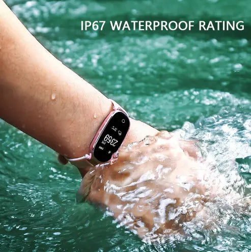 S3 Color Bracelet Fashion Wrist Smart Band Bracelet Girl Women Heart Rate Monitor Lady Female Fitness Tracker Wristband - Memoriex 