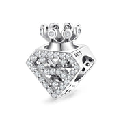 S925 Sterling Silver Sterling Silver Beads Valentine's Day Heart String Bracelet DIY Accessories - Memoriex 