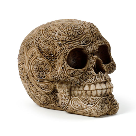 Damask Skull Ornament SK370 - Memoriex 