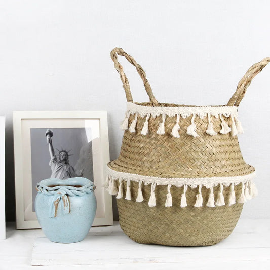 Boho Decor Wicker Baskets-0