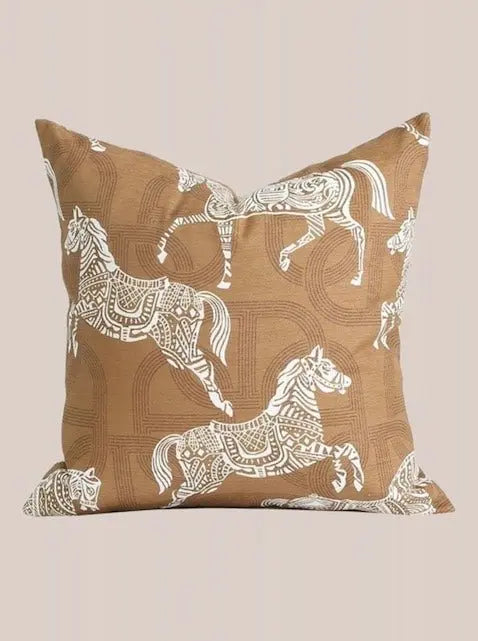 Safari Decorative Terracotta Throw Pillowcase, Earthy Tone Modern Fall Decors-6