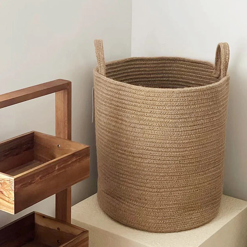 Handmade Woven  Basket Foldable-2