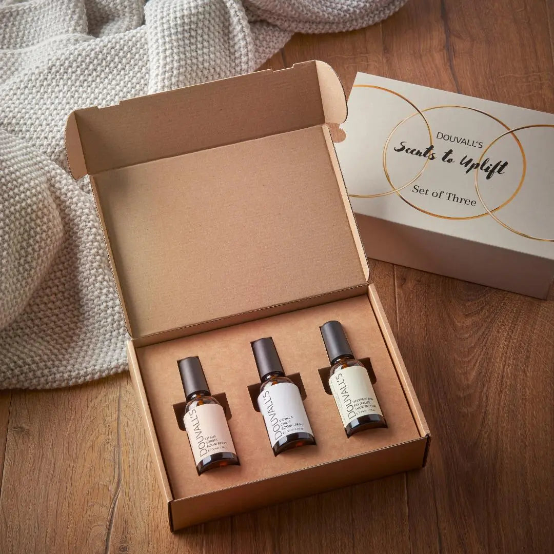 Scents to Uplift Gift set | Set of three home scents to revitalise and refresh - Memoriex