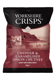 Cheddar & Caramelised Onion Chutney Crisps Packet-0