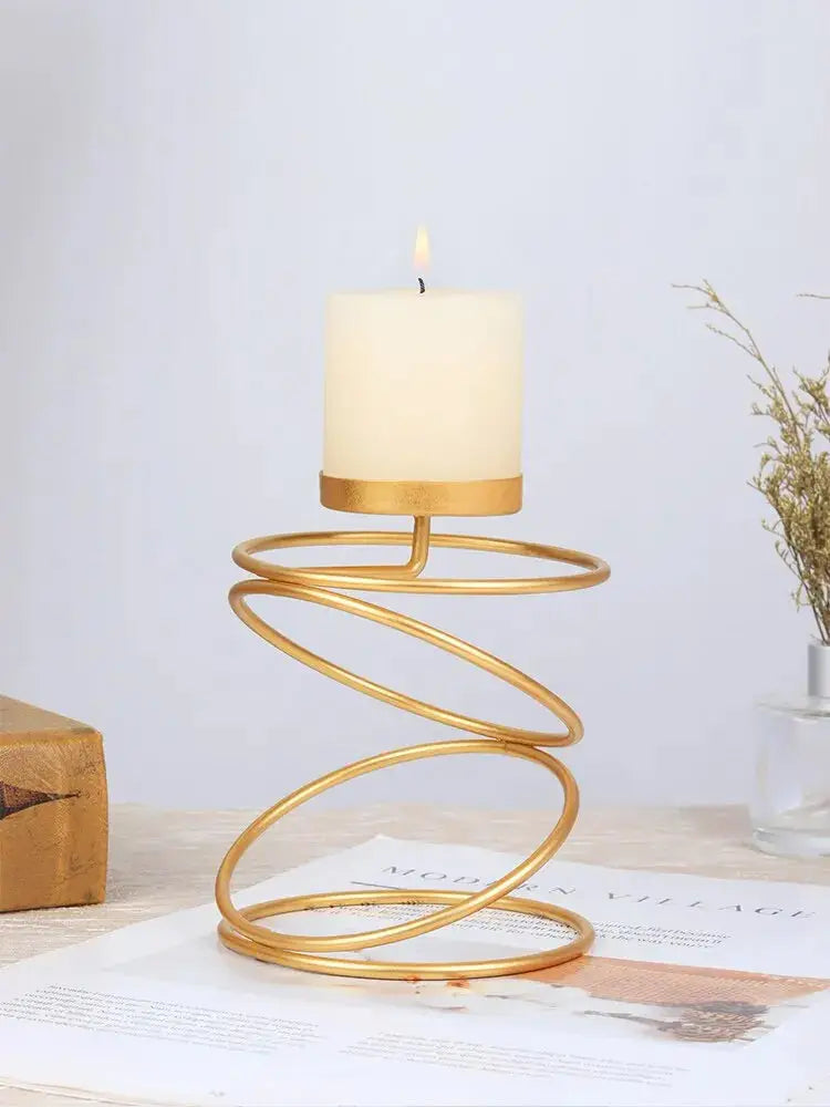 Luxury Style Metal Candle Holders-0