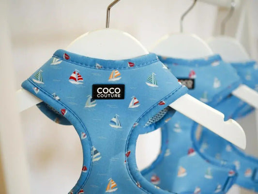 Seas The Day Adjustable Dog Harness – by Coco Couture - Memoriex