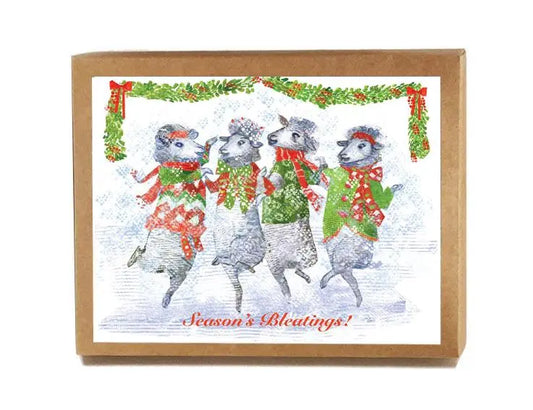 Seasons Bleatings Boxed Notes - Set of 8 Cards-0