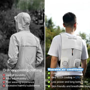 Semiconductor cooling clothing, back pad, outdoor construction air conditioner, waterproof - Memoriex 