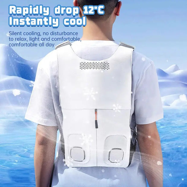 Semiconductor cooling clothing, back pad, outdoor construction air conditioner, waterproof - Memoriex 