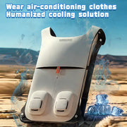 Semiconductor cooling clothing, back pad, outdoor construction air conditioner, waterproof - Memoriex 