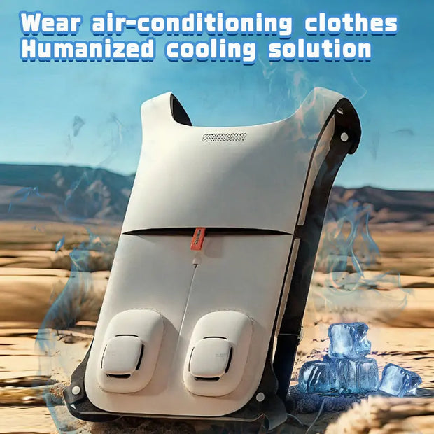 Semiconductor cooling clothing, back pad, outdoor construction air conditioner, waterproof - Memoriex 