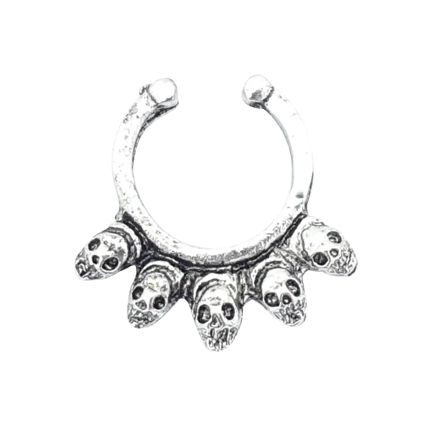 Skull Faux Nose/Septum Hanger-1