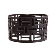 Sequence Recycled Rubber Geometric Bracelet - Memoriex 