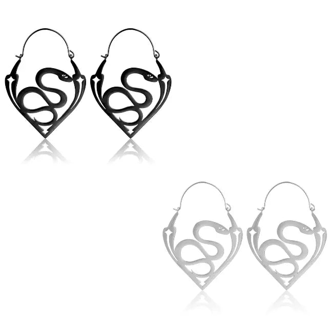 Serpentes Hoop Earrings - Memoriex