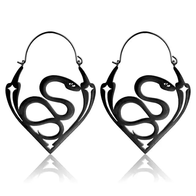 Serpentes Hoop Earrings - Memoriex