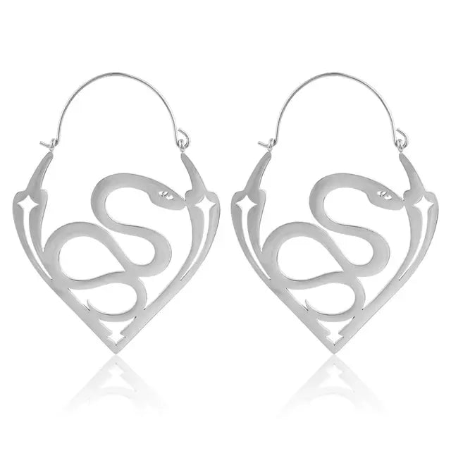 Serpentes Hoop Earrings - Memoriex