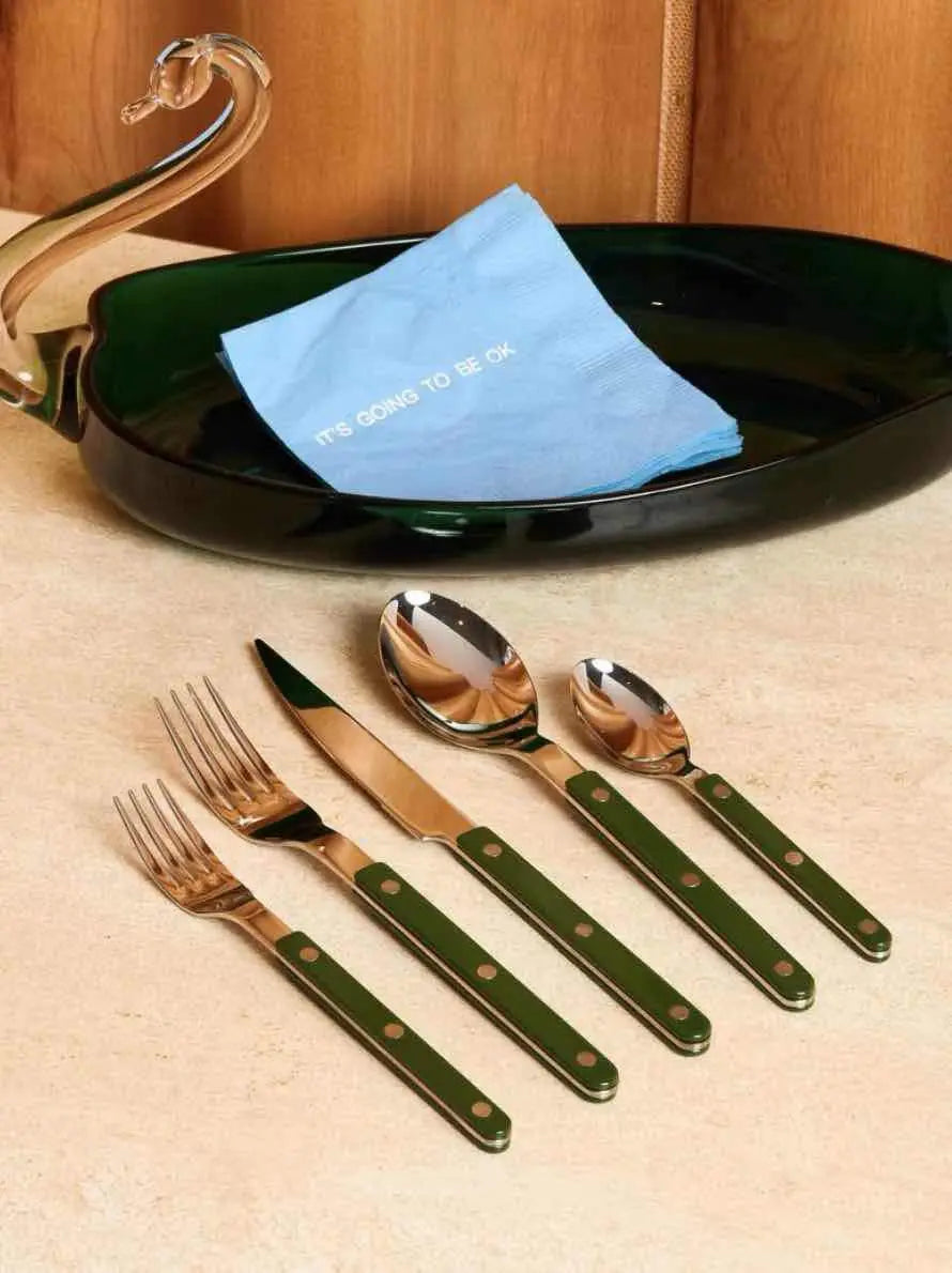 Set Of 10 Pcs French Dopamine Flatware - Bistrot Style Cutlery Silverware Set ( $3.99 Each )-1