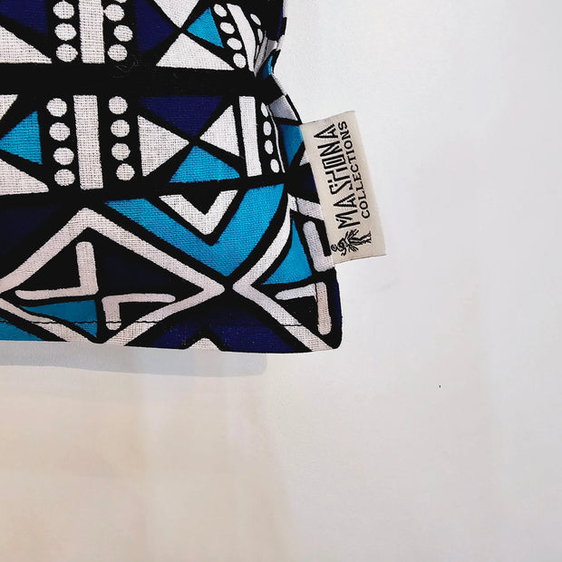 Set of 2 / 4 African Print | 40x40cm | Mudcloth Boho Cushion Cover 100% Cotton Wax Ankara Fabric-2