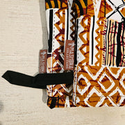 Set of 2 Oven Gloves | Handmade "Mudcloth" Bogolan Print Inspired African Print-3