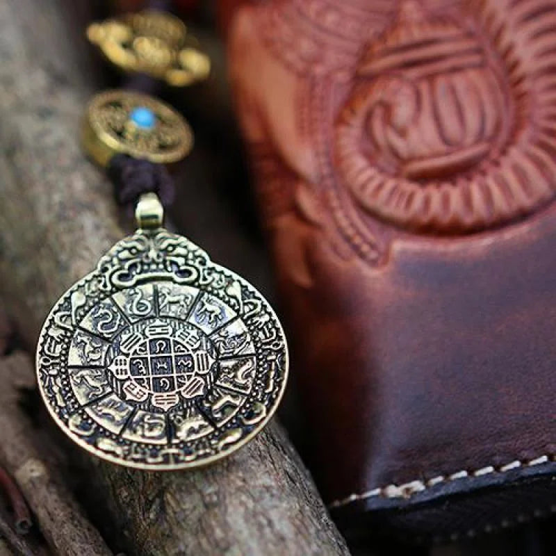 Handmade Leather Ganesha Embossed Wallet-4