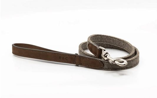 “Sherbourne” Fabric & Leather Dog Lead – by Ralph & Co - Memoriex