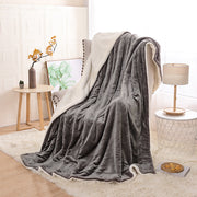 Sherpa Lambswool Thickened Double Layer Flannel Blanket - Memoriex 