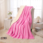 Sherpa Lambswool Thickened Double Layer Flannel Blanket - Memoriex 