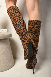 Side Zip Stiletto Boots - Memoriex 