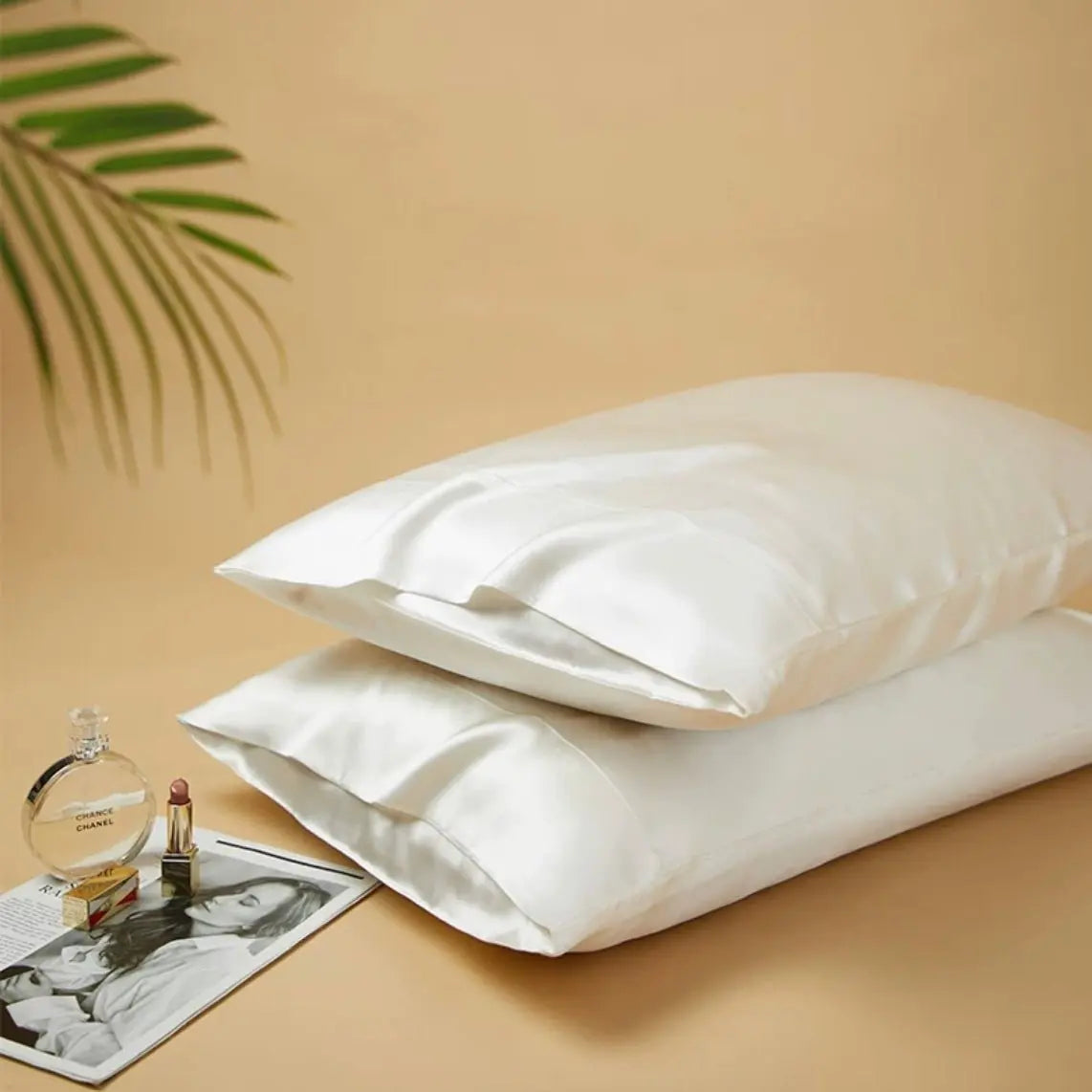 Silky Gift Box: 6A Grade 100% Organic Mulberry Silk Pillowcase Set of 2 Pcs - 30 Momme, Pure Silk on Both Sides-10