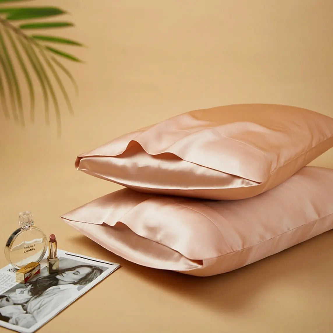 Silky Gift Box: 6A Grade 100% Organic Mulberry Silk Pillowcase Set of 2 Pcs - 30 Momme, Pure Silk on Both Sides-11