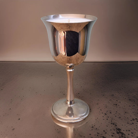 Silver Goblet Scented Candles-0