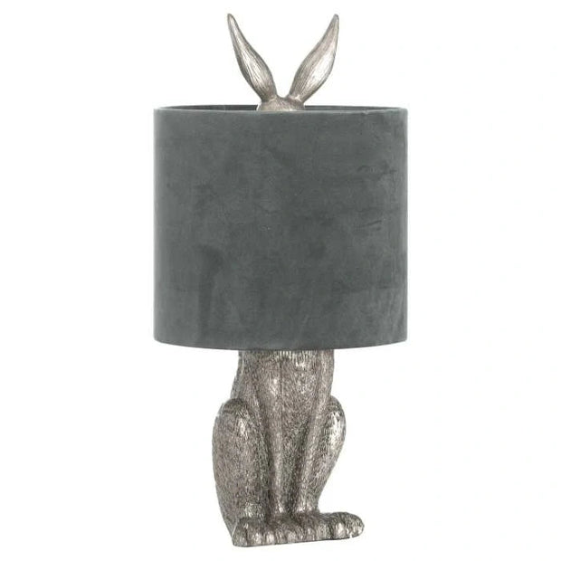 Silver Hare Table Lamp - Memoriex 