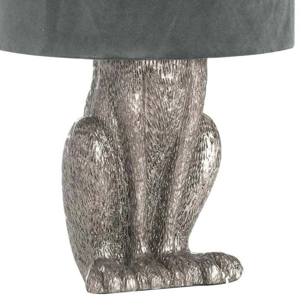 Silver Hare Table Lamp - Memoriex 